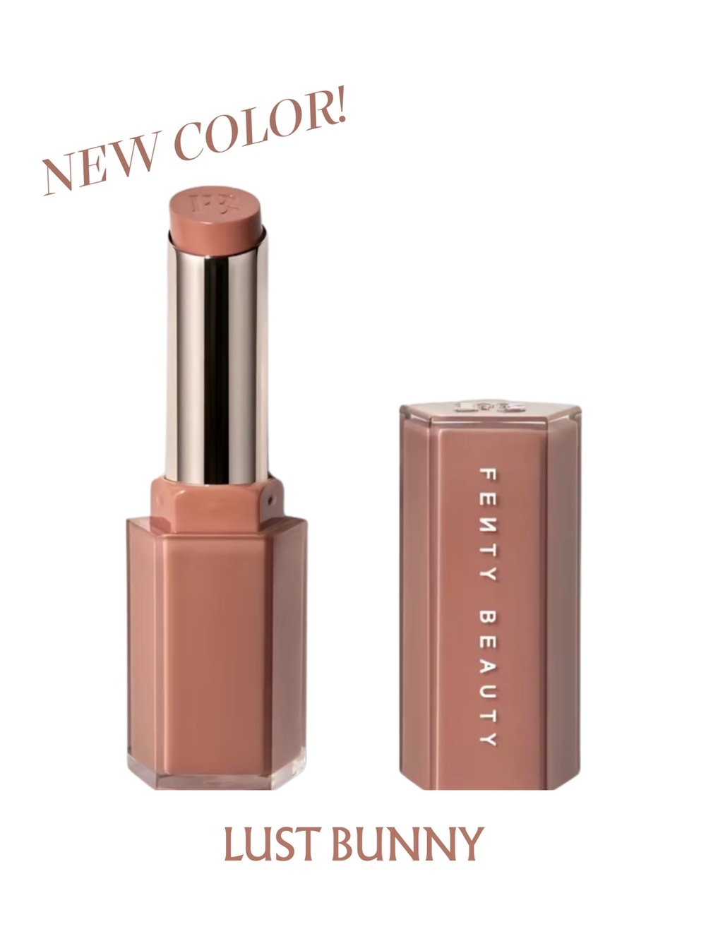 FENTY BEAUTY GLoss Bomb Stix High-shine Gloss Stick in Lust Bunny - .20 oz NIB